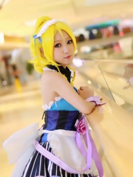 《Lovelive！》绚濑绘里情人节女仆 C O S P L A Y_绚濑绘里同人女仆 (9)
