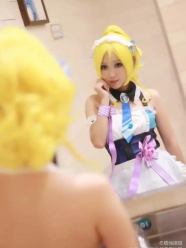 《Lovelive！》绚濑绘里情人节女仆 C O S P L A Y_绚濑绘里同人女仆 (2)