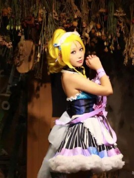 《Lovelive！》绚濑绘里情人节女仆 C O S P L A Y_绚濑绘里同人女仆 (5)