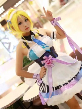 《Lovelive！》绚濑绘里情人节女仆 C O S P L A Y_绚濑绘里同人女仆 (6)