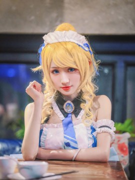 《Lovelive！》绚濑绘里情人节女仆 C O S P L A Y_平安夜快乐～ (2)