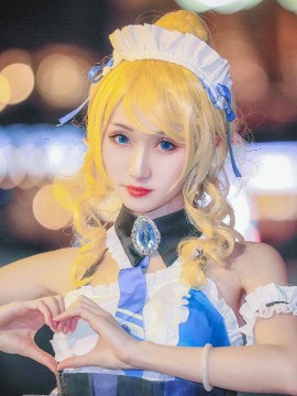《Lovelive！》绚濑绘里情人节女仆 C O S P L A Y_平安夜快乐～ (3)