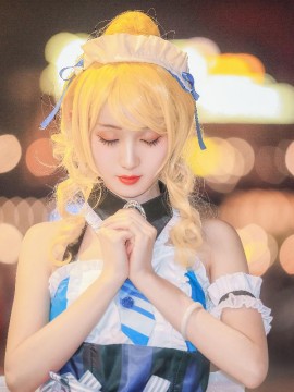 《Lovelive！》绚濑绘里情人节女仆 C O S P L A Y_平安夜快乐～ (4)