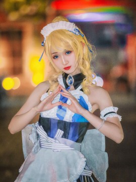 《Lovelive！》绚濑绘里情人节女仆 C O S P L A Y_平安夜快乐～ (6)
