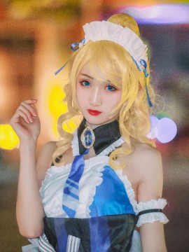 《Lovelive！》绚濑绘里情人节女仆 C O S P L A Y_平安夜快乐～ (8)