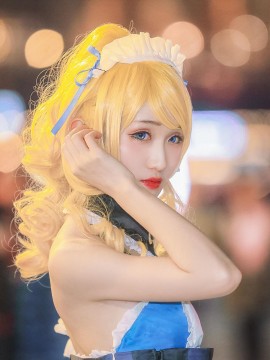 《Lovelive！》绚濑绘里情人节女仆 C O S P L A Y_平安夜快乐～ (9)