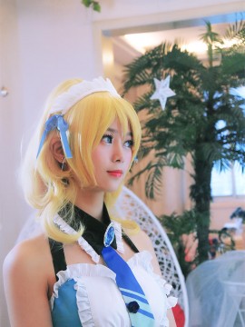 《Lovelive！》绚濑绘里情人节女仆 C O S P L A Y_情人节快乐 (4)