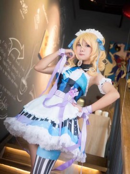 《Lovelive！》绚濑绘里情人节女仆 C O S P L A Y_绚濑绘里情人节女仆 (4)