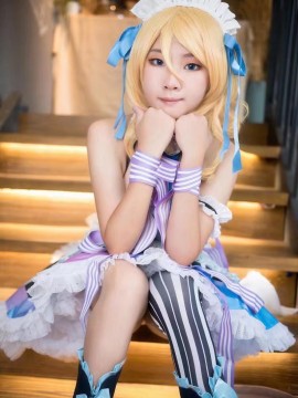 《Lovelive！》绚濑绘里情人节女仆 C O S P L A Y_绚濑绘里情人节女仆 (6)