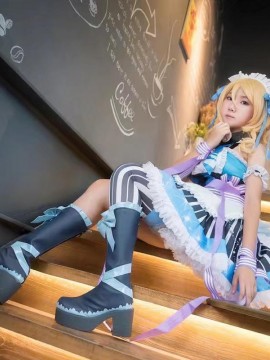 《Lovelive！》绚濑绘里情人节女仆 C O S P L A Y_绚濑绘里情人节女仆 (7)