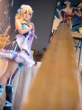 《Lovelive！》绚濑绘里情人节女仆 C O S P L A Y_绚濑绘里情人节女仆 (9)
