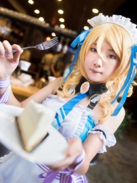 《Lovelive！》绚濑绘里情人节女仆 C O S P L A Y_绚濑绘里情人节女仆 (14)