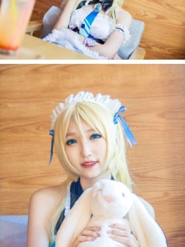 《Lovelive！》绚濑绘里情人节女仆 C O S P L A Y_绚濑绘里情人节女仆 (17)