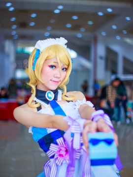 《Lovelive！》绚濑绘里情人节女仆 C O S P L A Y_情人节女仆同人绚濑绘里 (4)