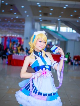 《Lovelive！》绚濑绘里情人节女仆 C O S P L A Y_情人节女仆同人绚濑绘里 (5)