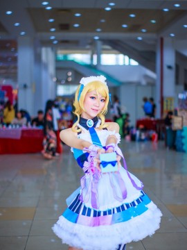 《Lovelive！》绚濑绘里情人节女仆 C O S P L A Y_情人节女仆同人绚濑绘里 (8)
