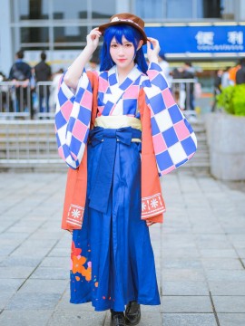 《Love Live!》大正浪漫和服未觉醒绘海组 C O S P L A Y_赏花时咫素。 (4)