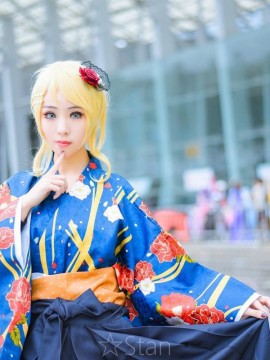《Love Live!》大正浪漫和服未觉醒绘海组 C O S P L A Y_赏花时咫素。 (9)