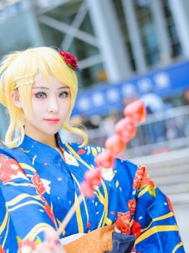 《Love Live!》大正浪漫和服未觉醒绘海组 C O S P L A Y_赏花时咫素。 (10)