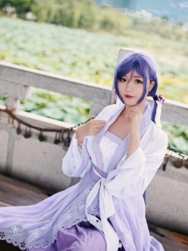 《love live》希绘春花依旧 C O S P L A Y_汉服 春花依旧 (6)