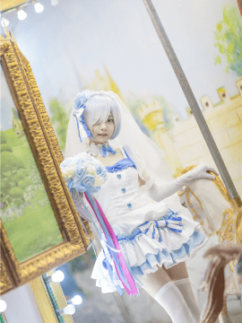 《从零开始》雷雷姆同人婚纱装 C O S P L A Y_0006