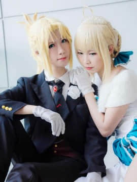 《Fate Grand Order》莫德雷德X阿尔托利亚二周年父子正装 C O S P L A Y_0006