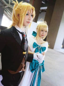 《Fate Grand Order》莫德雷德X阿尔托利亚二周年父子正装 C O S P L A Y_0009
