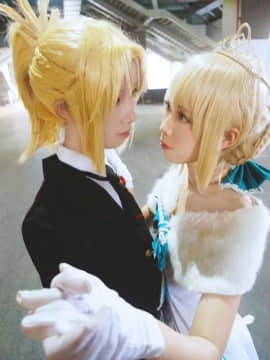 《Fate Grand Order》莫德雷德X阿尔托利亚二周年父子正装 C O S P L A Y_0010