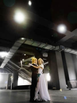 《Fate Grand Order》莫德雷德X阿尔托利亚二周年父子正装 C O S P L A Y_0011