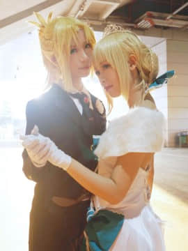 《Fate Grand Order》莫德雷德X阿尔托利亚二周年父子正装 C O S P L A Y_0013