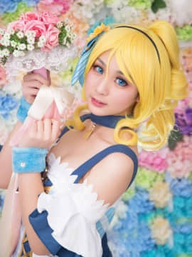 《lovelive！》绚濑绘里花束觉醒 C O S P L A Y_花束觉醒绘里 (3)