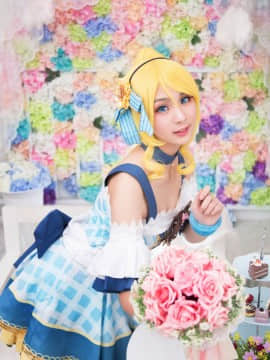 《lovelive！》绚濑绘里花束觉醒 C O S P L A Y_花束觉醒绘里 (4)