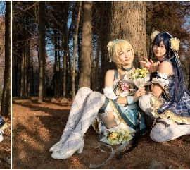《lovelive！》绚濑绘里花束觉醒 C O S P L A Y_花束觉醒绘海# (4)