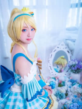 《lovelive！》绚濑绘里花束觉醒 C O S P L A Y_拍片前一周胳膊被晒伤了 (1)