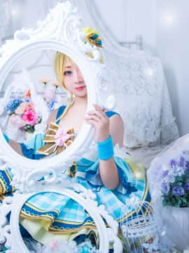 《lovelive！》绚濑绘里花束觉醒 C O S P L A Y_拍片前一周胳膊被晒伤了 (6)