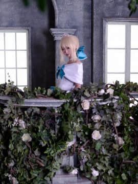 《Fate Grand Order》saber二周年礼服 C O S P L A Y_果然！还是超级超级喜欢saber！！！！！ (9)