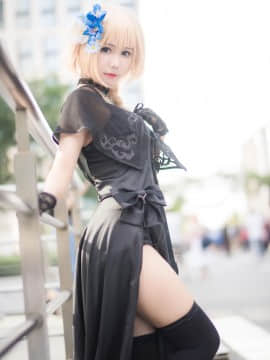 《Fate Grand Order》贞德黑色晚礼服 C O S P L A Y_0001