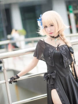 《Fate Grand Order》贞德黑色晚礼服 C O S P L A Y_0003