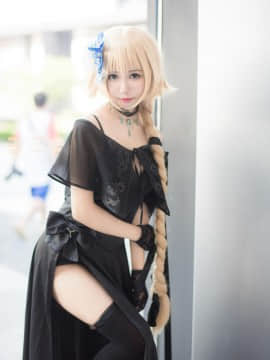 《Fate Grand Order》贞德黑色晚礼服 C O S P L A Y_0007