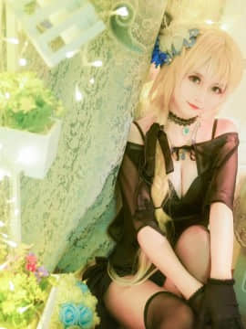 《Fate Grand Order》贞德黑色晚礼服 C O S P L A Y_fgo 贞德 (5)