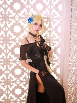 《Fate Grand Order》贞德黑色晚礼服 C O S P L A Y_FGO 贞德 二周年礼服 (11)