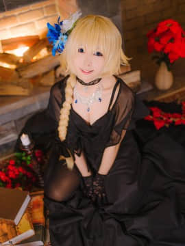 《Fate Grand Order》贞德黑色晚礼服 C O S P L A Y_【FGO】贞德 (12)