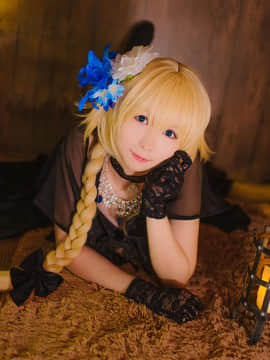 《Fate Grand Order》贞德黑色晚礼服 C O S P L A Y_【FGO】贞德 (1)