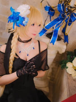 《Fate Grand Order》贞德黑色晚礼服 C O S P L A Y_【FGO】贞德 (7)