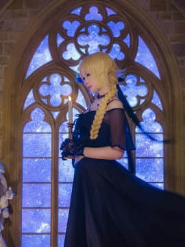 《Fate Grand Order》贞德黑色晚礼服 C O S P L A Y_【FGO】贞德 (8)