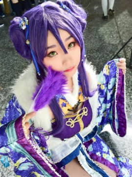 《Love Live！》 希绘里正月和服觉醒 C O S P L A Y_东条希和服觉醒 (1)