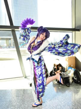 《Love Live！》 希绘里正月和服觉醒 C O S P L A Y_东条希和服觉醒 (4)