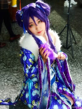 《Love Live！》 希绘里正月和服觉醒 C O S P L A Y_东条希和服觉醒 (5)