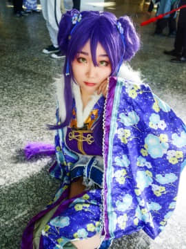《Love Live！》 希绘里正月和服觉醒 C O S P L A Y_东条希和服觉醒 (8)
