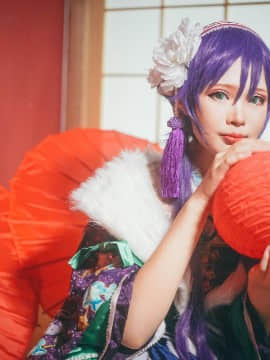 《Love Live！》 希绘里正月和服觉醒 C O S P L A Y_Love Live!正月和服觉醒Ver.东条希 (3)